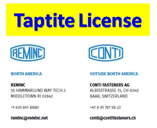 Taptite Licensed